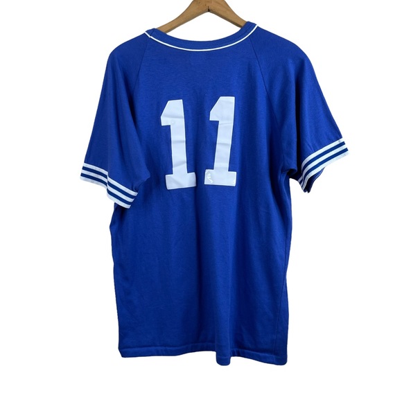 Vintage 70s Poor Boys Dodger Sportswear Blue & White Jersey Style TShirt Size XL - Picture 8 of 8
